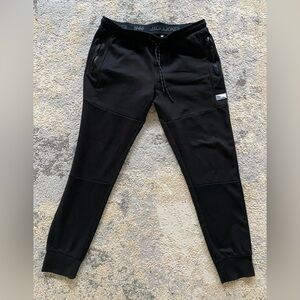 Jack & Jones Men’s Black Jogger Pants, Large